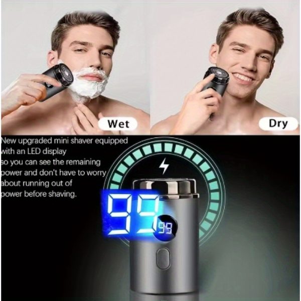 A Must-Have Men Powerful Yet Quiet, Portable Shaver with Digital Display, Making Shaving Convenient. - Image 12