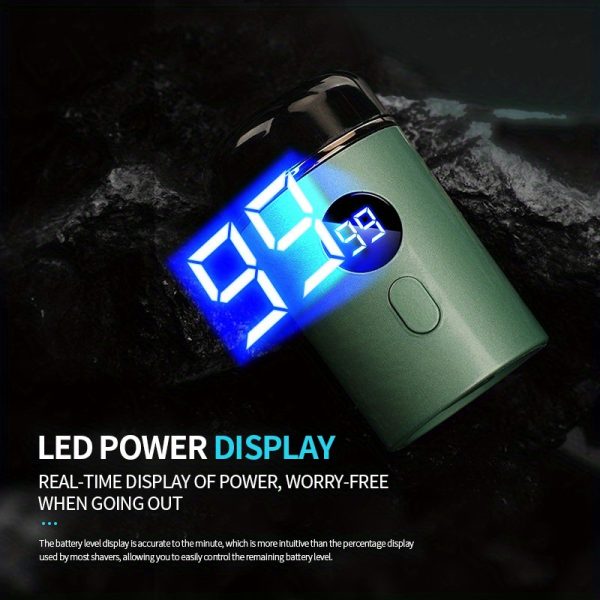 A Must-Have Men Powerful Yet Quiet, Portable Shaver with Digital Display, Making Shaving Convenient. - Image 5