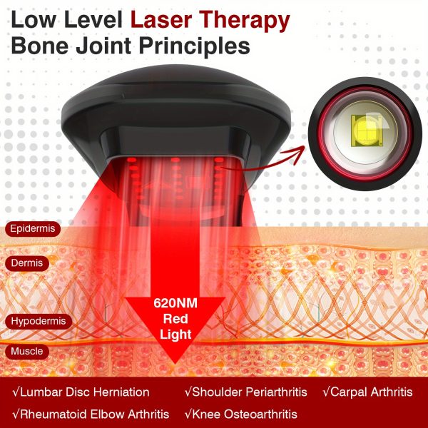 Handheld Red Light Relax Device, Portable Pain Relief Device for Body Joints Shoulders Elbows Knees Back Muscle&Tissue - Image 7