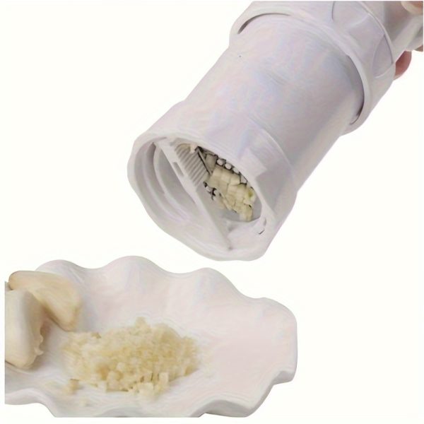 1pc Heavy-Duty Manual Garlic Press, Crusher, Chopper, Peeler - Multi-Purpose Kitchen Tool with Non-Slip Base, Compact Design for Home & Restaurant Use - Easy to Clean & Dishwasher Safe Garlic Pressor, Culinary Accessory, Practical Kitchenware, Food Prep, Ergonomic Handle, Durable Plastic, Professional Cooks - Image 6